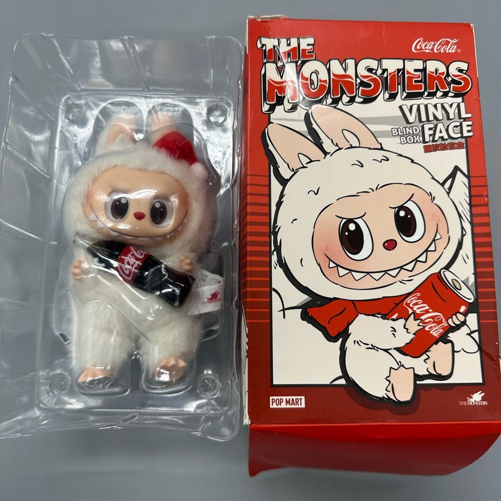 Authentic POPMART The Monsters Labubu Coca-Cola Series Surprise Shake Plush